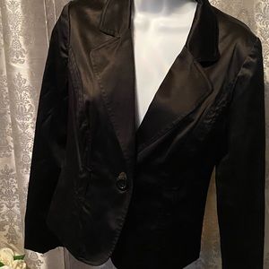 Black Satin blazer